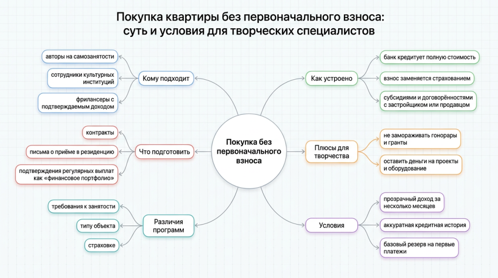 Покупка квартиры без первоначального взноса